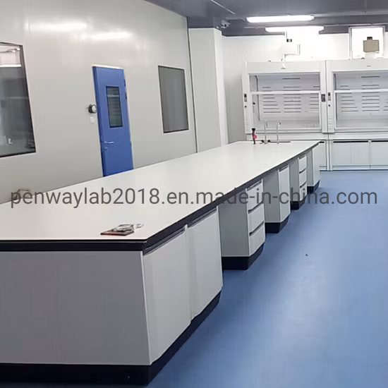 Mesa de laboratório de química em resina epóxi fenólica Worktops