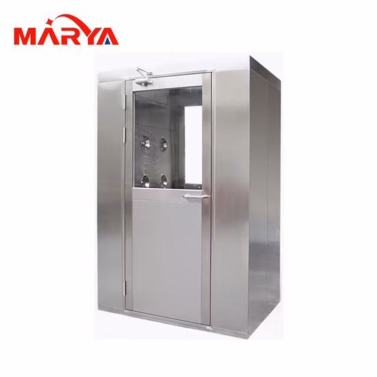 Chuveiro de ar de aço inoxidável de duplo sopro padrão da fábrica do chuveiro de ar da oficina da sala de limpeza do PBF